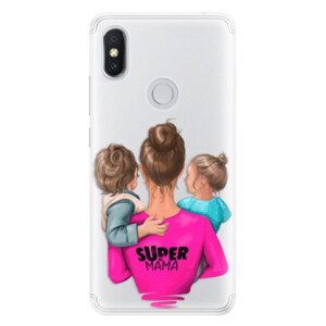Silikonové pouzdro iSaprio - Super Mama - Boy and Girl - Xiaomi Redmi S2