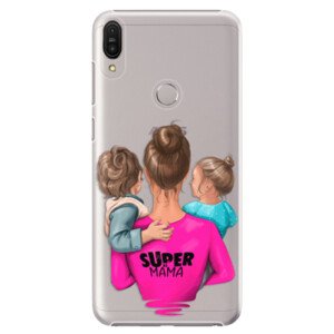 Plastové pouzdro iSaprio - Super Mama - Boy and Girl - Asus Zenfone Max Pro ZB602KL