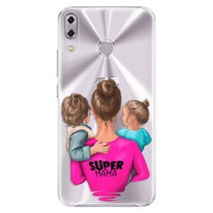 Plastové pouzdro iSaprio - Super Mama - Boy and Girl - Asus ZenFone 5Z ZS620KL