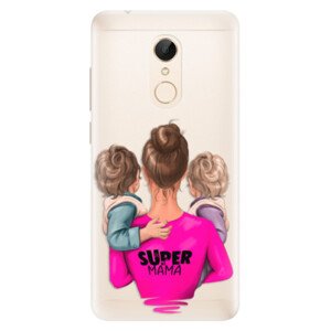 Silikonové pouzdro iSaprio - Super Mama - Two Boys - Xiaomi Redmi 5