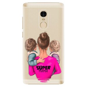 Plastové pouzdro iSaprio - Super Mama - Two Boys - Xiaomi Redmi Note 4