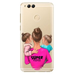 Plastové pouzdro iSaprio - Super Mama - Two Girls - Huawei Honor 7X