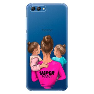 Plastové pouzdro iSaprio - Super Mama - Two Girls - Huawei Honor View 10