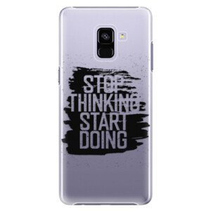 Plastové pouzdro iSaprio - Start Doing - black - Samsung Galaxy A8+