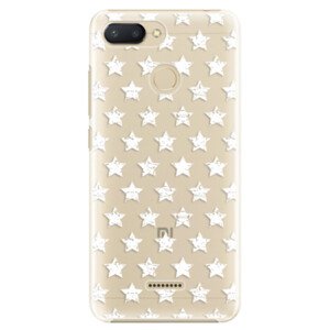 Plastové pouzdro iSaprio - Stars Pattern - white - Xiaomi Redmi 6