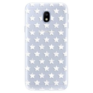 Silikonové pouzdro iSaprio - Stars Pattern - white - Samsung Galaxy J3 2017