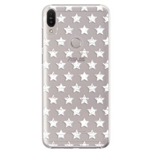 Plastové pouzdro iSaprio - Stars Pattern - white - Asus Zenfone Max Pro ZB602KL