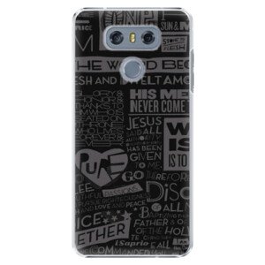 Plastové pouzdro iSaprio - Text 01 - LG G6 (H870)