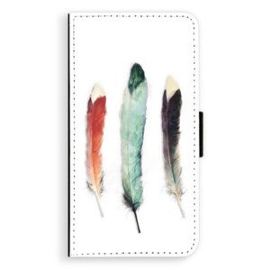 Flipové pouzdro iSaprio - Three Feathers - Huawei P10 Plus