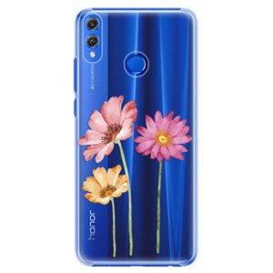 Plastové pouzdro iSaprio - Three Flowers - Huawei Honor 8X