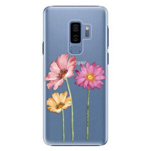 Plastové pouzdro iSaprio - Three Flowers - Samsung Galaxy S9 Plus