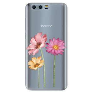 Silikonové pouzdro iSaprio - Three Flowers - Huawei Honor 9