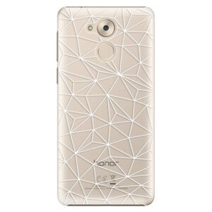 Plastové pouzdro iSaprio - Abstract Triangles 03 - white - Huawei Nova Smart