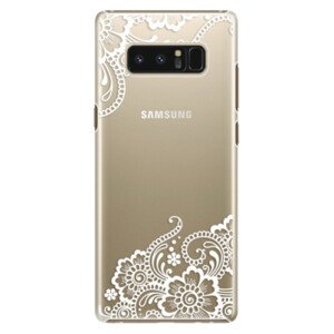 Plastové pouzdro iSaprio - White Lace 02 - Samsung Galaxy Note 8