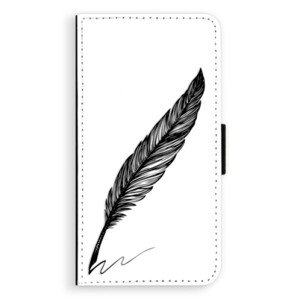 Flipové pouzdro iSaprio - Writing By Feather - black - Huawei P10 Plus