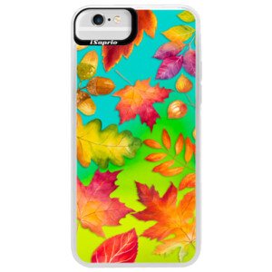 Neonové pouzdro Blue iSaprio - Autumn Leaves 01 - iPhone 6 Plus/6S Plus
