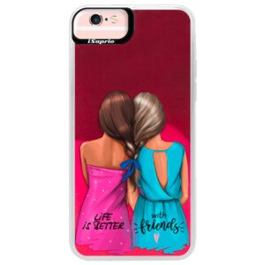 Neonové pouzdro Pink iSaprio - Best Friends - iPhone 6 Plus/6S Plus