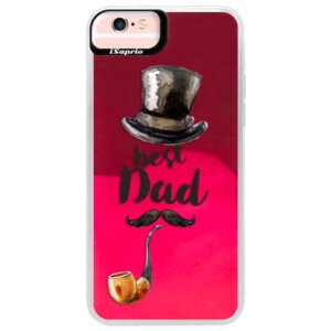 Neonové pouzdro Pink iSaprio - Best Dad - iPhone 6 Plus/6S Plus