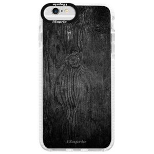Silikonové pouzdro Bumper iSaprio - Black Wood 13 - iPhone 6/6S