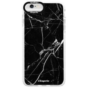 Silikonové pouzdro Bumper iSaprio - Black Marble 18 - iPhone 6/6S