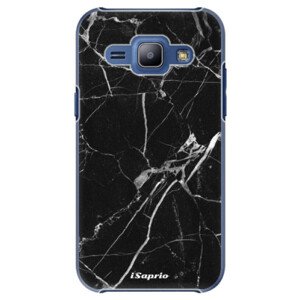 Plastové pouzdro iSaprio - Black Marble 18 - Samsung Galaxy J1