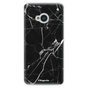 Plastové pouzdro iSaprio - Black Marble 18 - HTC One M7