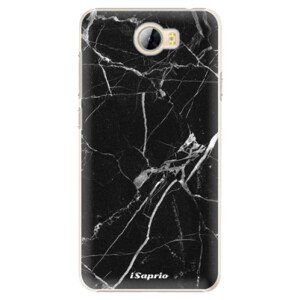 Plastové pouzdro iSaprio - Black Marble 18 - Huawei Y5 II / Y6 II Compact