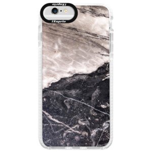 Silikonové pouzdro Bumper iSaprio - BW Marble - iPhone 6/6S