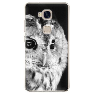 Plastové pouzdro iSaprio - BW Owl - Huawei Honor 5X