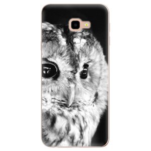 Odolné silikonové pouzdro iSaprio - BW Owl - Samsung Galaxy J4+