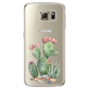 Plastové pouzdro iSaprio - Cacti 01 - Samsung Galaxy S6 Edge