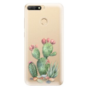 Odolné silikonové pouzdro iSaprio - Cacti 01 - Huawei Y6 Prime 2018