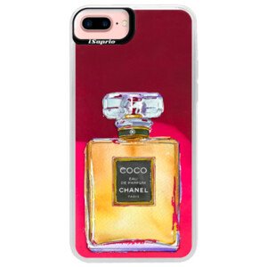 Neonové pouzdro Pink iSaprio - Chanel Gold - iPhone 7 Plus