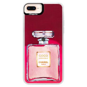 Neonové pouzdro Pink iSaprio - Chanel Rose - iPhone 8 Plus