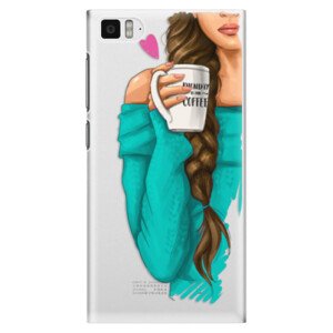 Plastové pouzdro iSaprio - My Coffe and Brunette Girl - Xiaomi Mi3