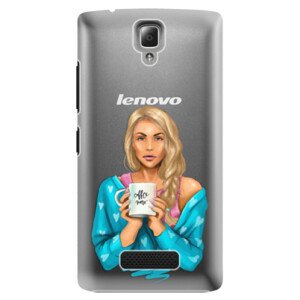 Plastové pouzdro iSaprio - Coffe Now - Blond - Lenovo A2010