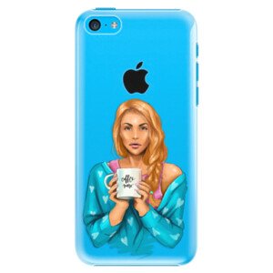 Plastové pouzdro iSaprio - Coffe Now - Redhead - iPhone 5C