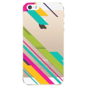 Odolné silikonové pouzdro iSaprio - Color Stripes 03 - iPhone 5/5S/SE
