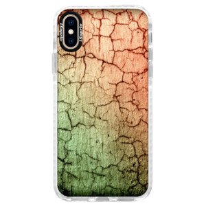 Silikonové pouzdro Bumper iSaprio - Cracked Wall 01 - iPhone XS