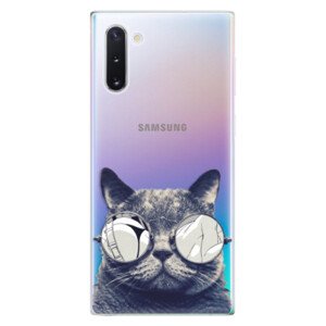 Odolné silikonové pouzdro iSaprio - Crazy Cat 01 - Samsung Galaxy Note 10