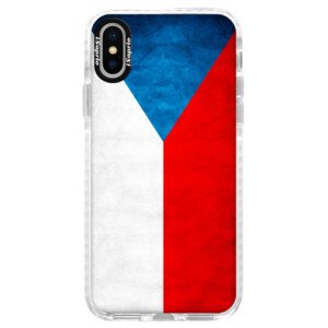 Silikonové pouzdro Bumper iSaprio - Czech Flag - iPhone X