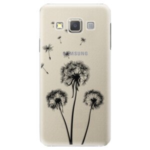 Plastové pouzdro iSaprio - Three Dandelions - black - Samsung Galaxy A5