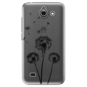 Plastové pouzdro iSaprio - Three Dandelions - black - Huawei Ascend Y550