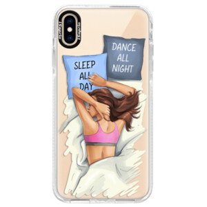 Silikonové pouzdro Bumper iSaprio - Dance and Sleep - iPhone XS Max