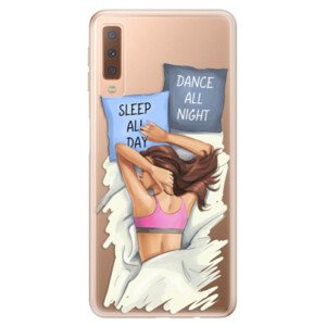 Odolné silikonové pouzdro iSaprio - Dance and Sleep - Samsung Galaxy A7 (2018)