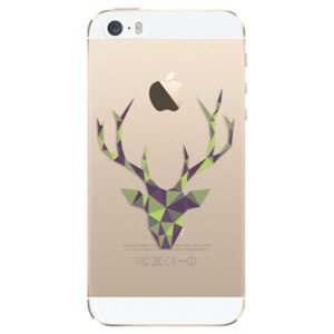 Odolné silikonové pouzdro iSaprio - Deer Green - iPhone 5/5S/SE