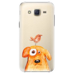 Plastové pouzdro iSaprio - Dog And Bird - Samsung Galaxy Core Prime