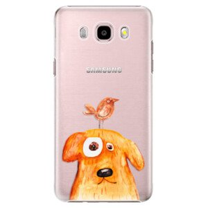 Plastové pouzdro iSaprio - Dog And Bird - Samsung Galaxy J5 2016