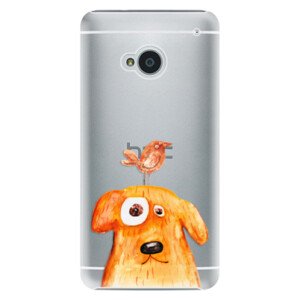 Plastové pouzdro iSaprio - Dog And Bird - HTC One M7