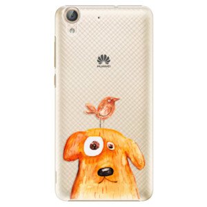Plastové pouzdro iSaprio - Dog And Bird - Huawei Y6 II